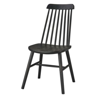 Farmhouse Black Spindle Back Dining Chair