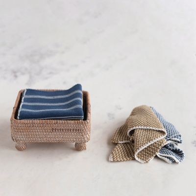 Farmhouse Classics Cotton Knit Dish Cloths Set of 8