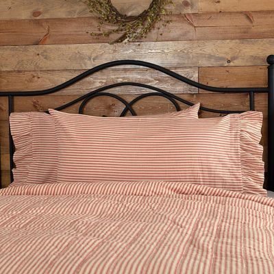Farmhouse Classics Ticking Stripe King Pillow Case Set of 2