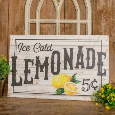 Farmhouse Ice Cold Lemonade Sign