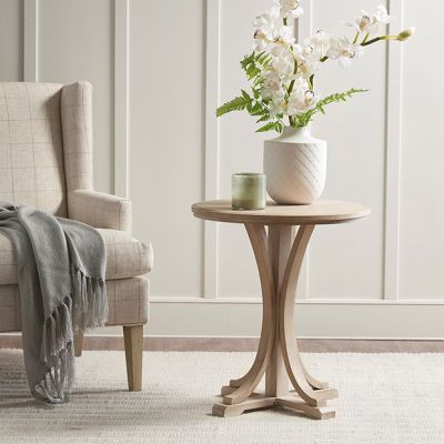 Farmhouse Living Round Accent Table