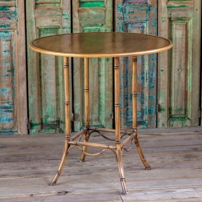 Faux Bamboo Accent Table