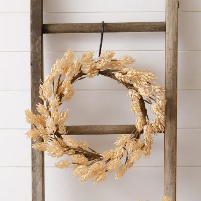 Faux Hops Decorative Twig Wreath