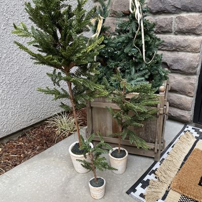 Faux Pine Tree in Pot