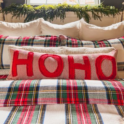 Festive Christmas Accent Pillow