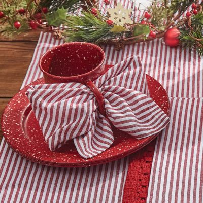 Festive Farmhouse Stripes Cloth Napkin