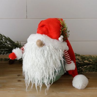 Festive Holiday Santa Gnome Tumbler