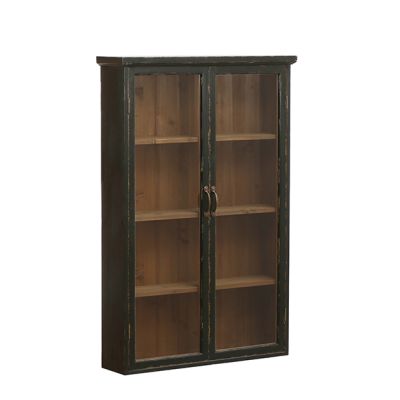 Fir Wood 2 Door Display Cabinet