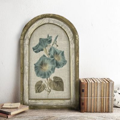 Floral Framed Linen Wall Art