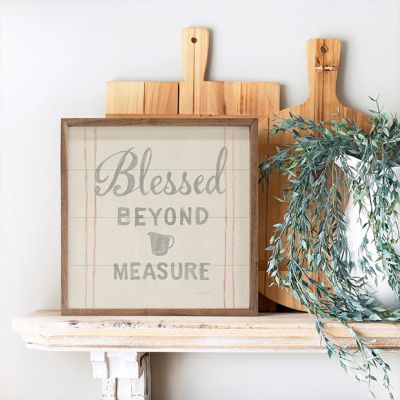 Floursack Kitchen VI Blessed Beyond Measure By Danhui Nai Framed Sign