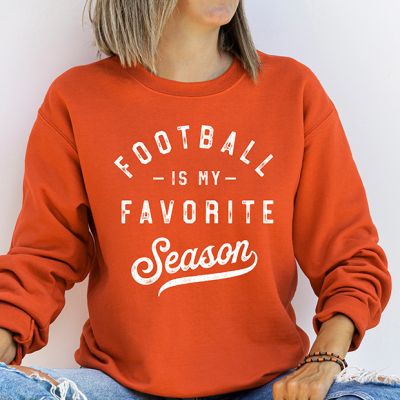 Football is my Favorite Season Orange Sweatshirt