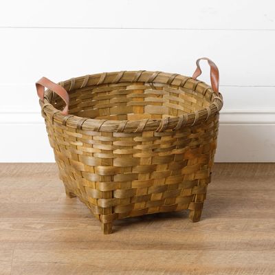 Footed Chipwood Nesting Basket