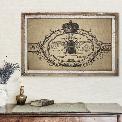 French Country Bee On Burlap