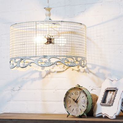 French Country Drum Light