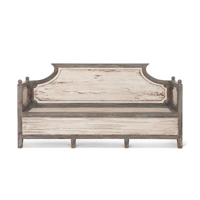 French Country Farmhouse Entryway Bench