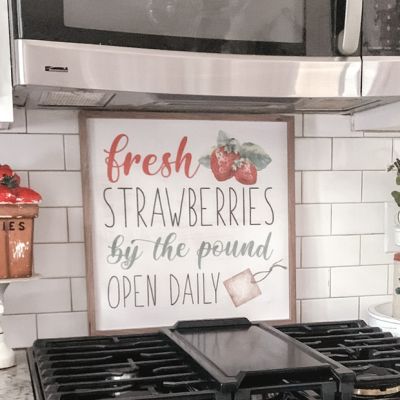 Fresh Strawberries Wall Art