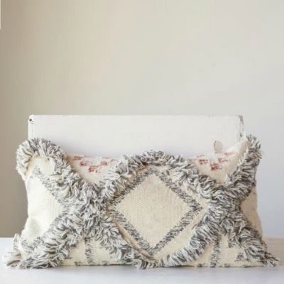 Fringe Pattern Kilim Pillow