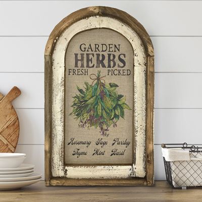 Garden Herb Arch Wall Art