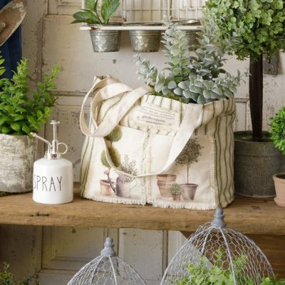 Garden Inspired Cotton Tote Bag