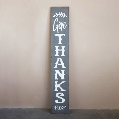 Give Thanks Porch Sign