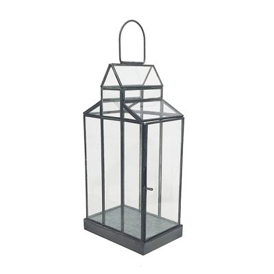 Glass Panel Patio Lantern