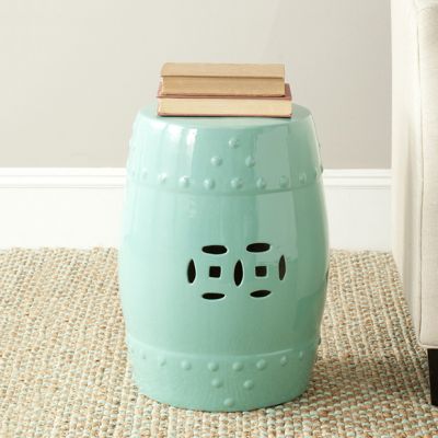 Glazed Barrel Shape Garden Stool