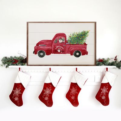 Gnomes Christmas Tree Farm By Audrey Jeanne Roberts Wall Art