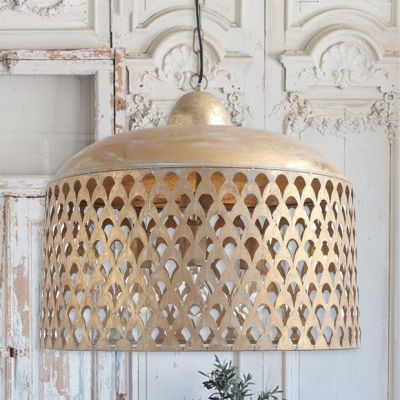 Gold Finished Metal Pendant Lamp