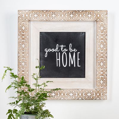 Good To Be Home Flower Frame Wall Art