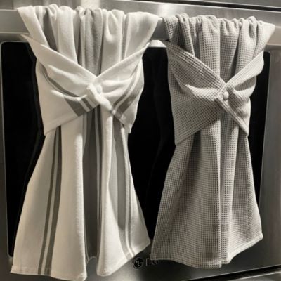 Gorgeous Greys Patterned Kitchen Towel Set of 2