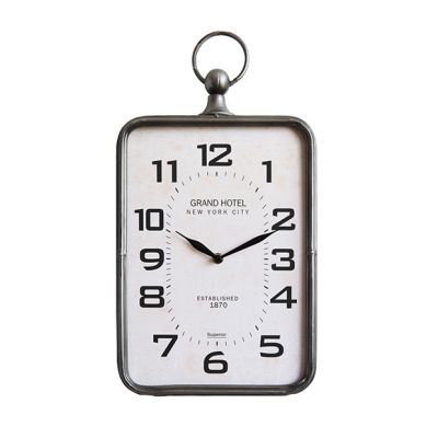 Grand Hotel Rectangular Wall Clock