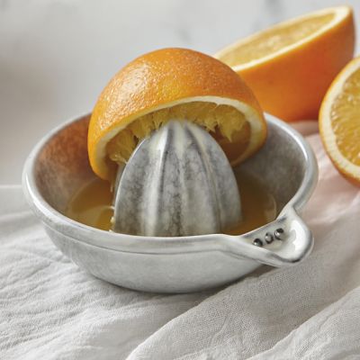Gray Stoneware Citrus Juicer