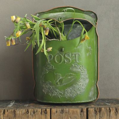 Green Vintage Inspired Mail Box