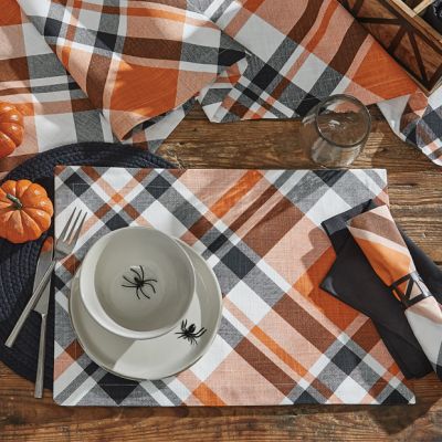 Halloween Plaid Placemat Set of 4