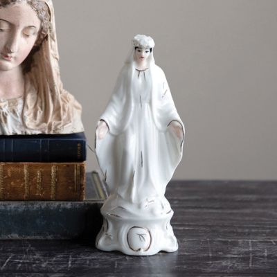 Hand Painted Porcelain Virgin Mary Replica