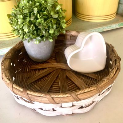 Hand Woven Decorative Basket Tray