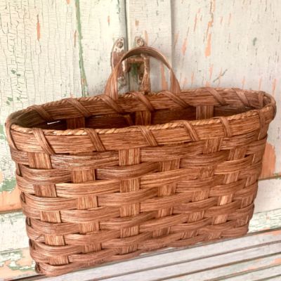 Hand Woven Wall Pocket Basket