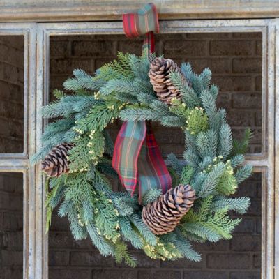 Handcrafted Mixed Evergreen Wreath
