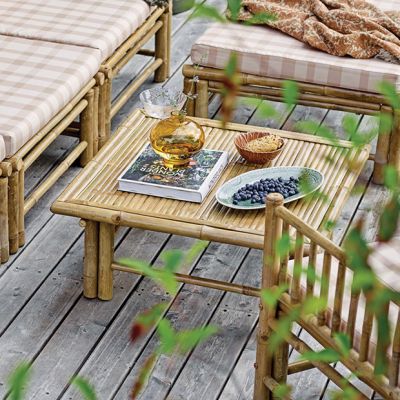 Handmade Bamboo Patio Table