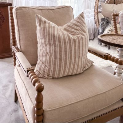 Handsome Upholstered Accent Chair