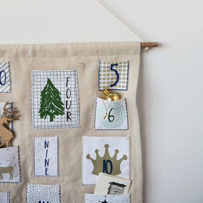 Hanging Advent Calendar Tapestry