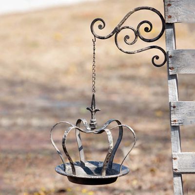 Hanging Crown Bird Feeder