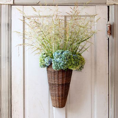 Hanging Willow Door Basket