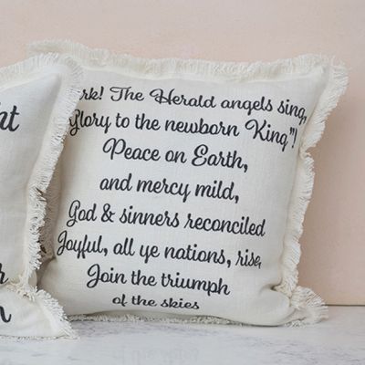 Hark The Herald Angels Sing Accent Pillow