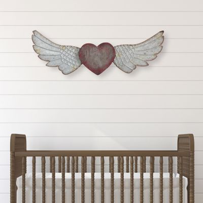 Heart and Wings Wall Decor