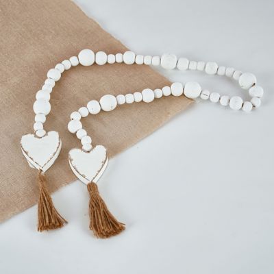 Heart Tassel Blessing Beads
