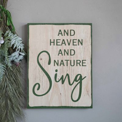 Heaven and Nature Sing Wood Wall Art