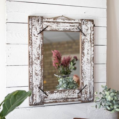 Heavy Washed Rectangle Wall Mirror