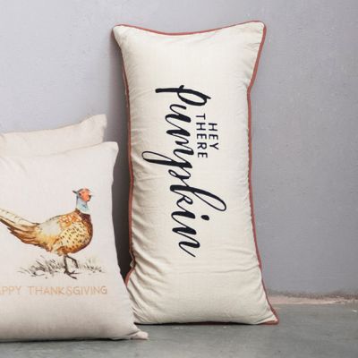 Hey There Pumpkin Rectangle Accent Pillow
