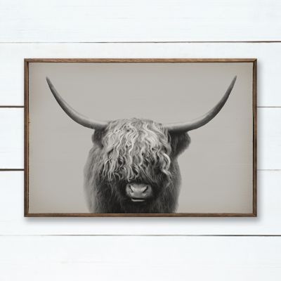 Highland Bull Framed Wall Art